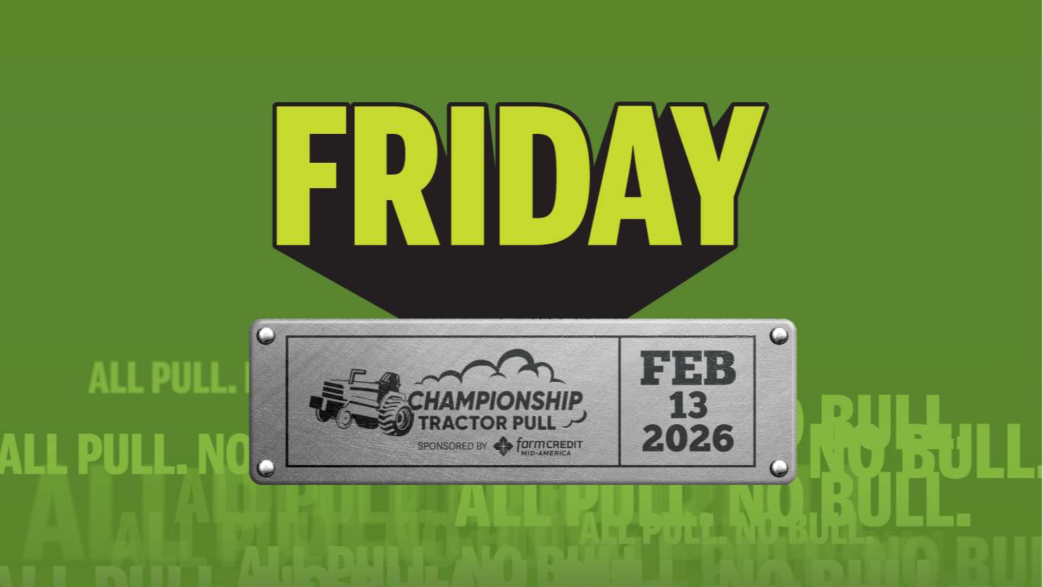 Friday 2026 NFMS Championship Pull- Louisville, KY