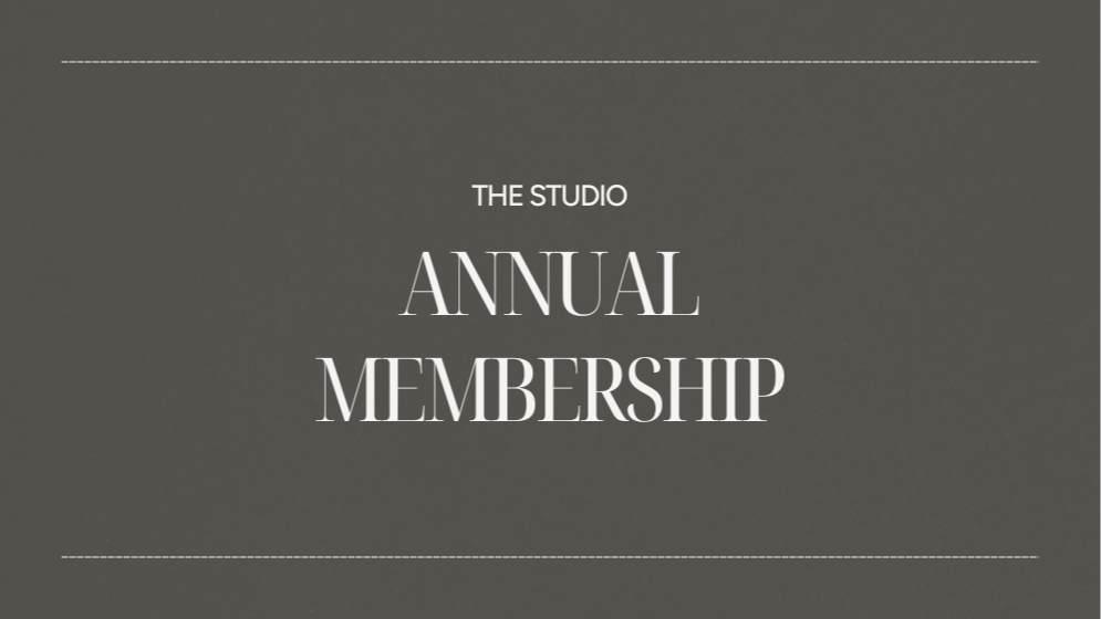 The Annual Studio Membership