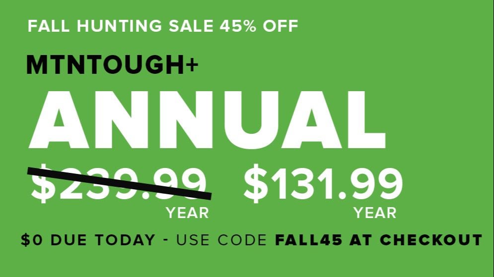 MTNTOUGH+ Annual All Access Membership