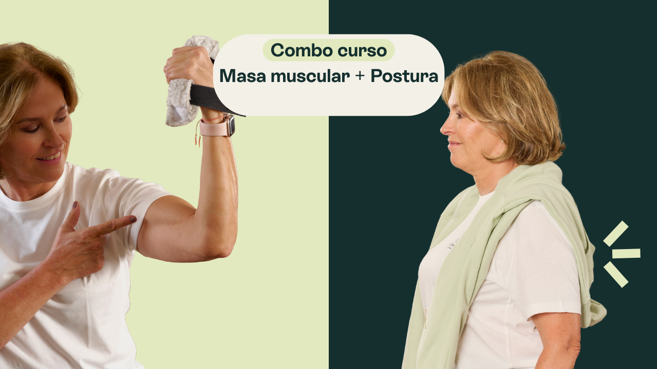 COMBO: Masa muscular + Postura 