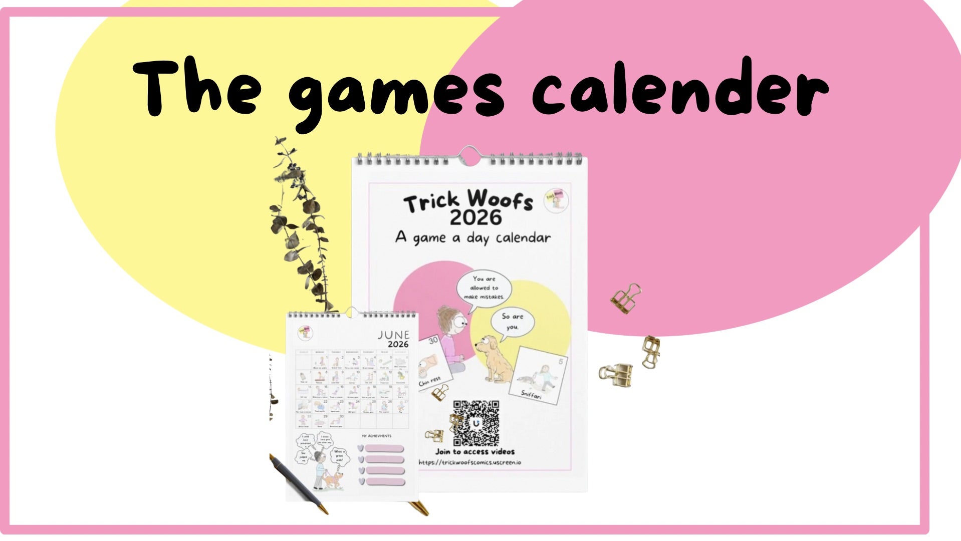 A year of games (hard copy calendar included)