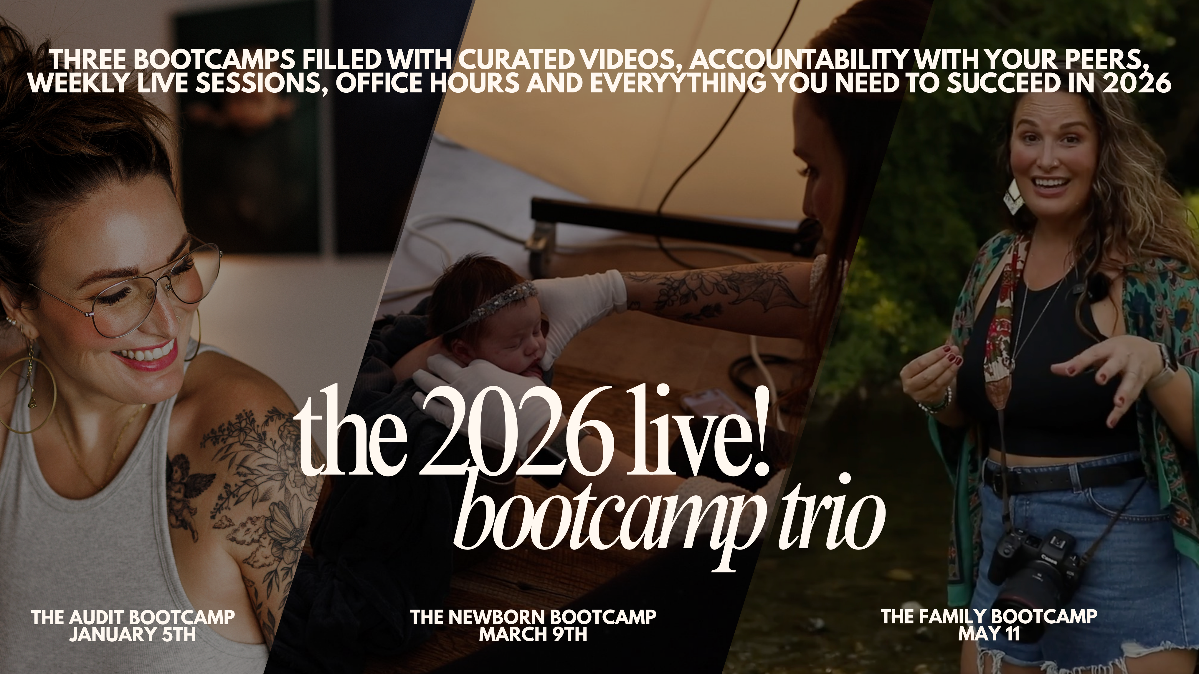 The 2026 Live! Bootcamp Trio!