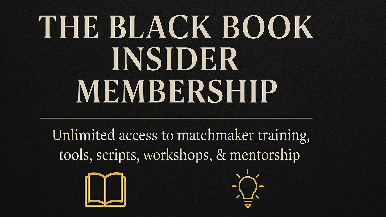 The Black Book Insider Membership