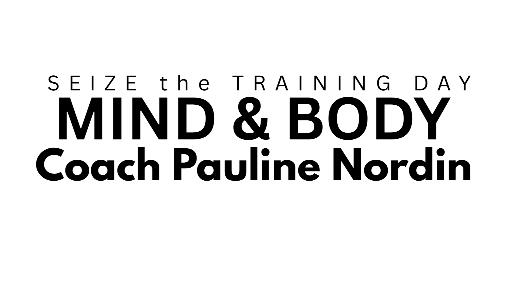 Coach Pauline Nordin COMMUNITY