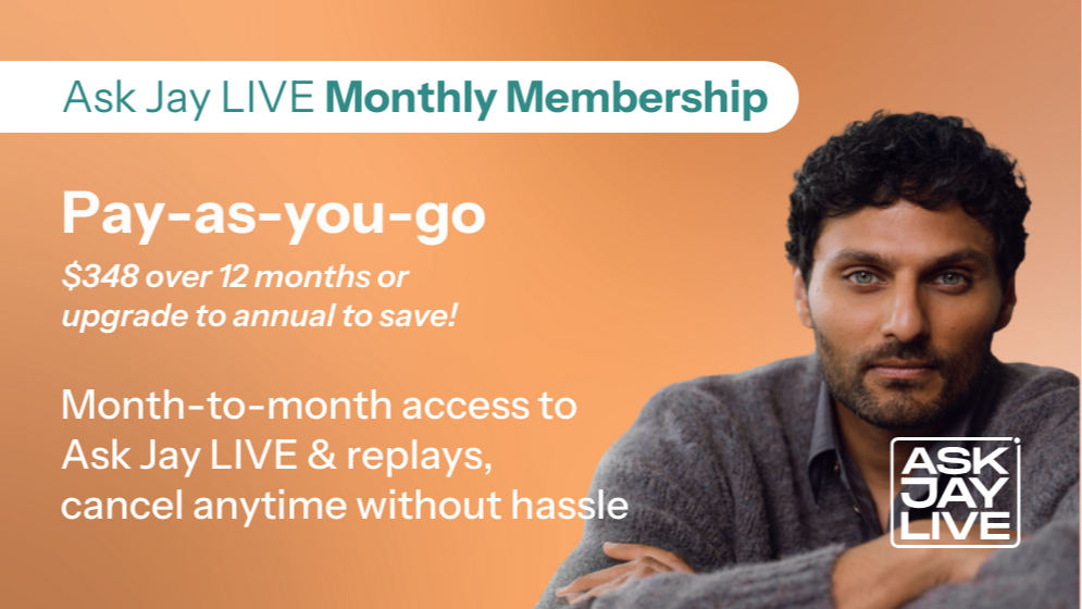 Ask Jay LIVE Monthly