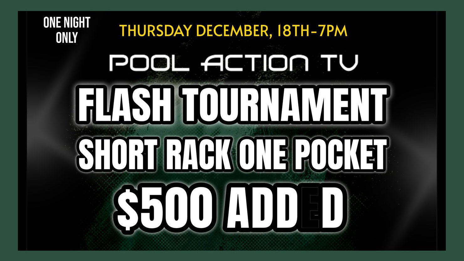 Beyond Billiards Flash Tournament