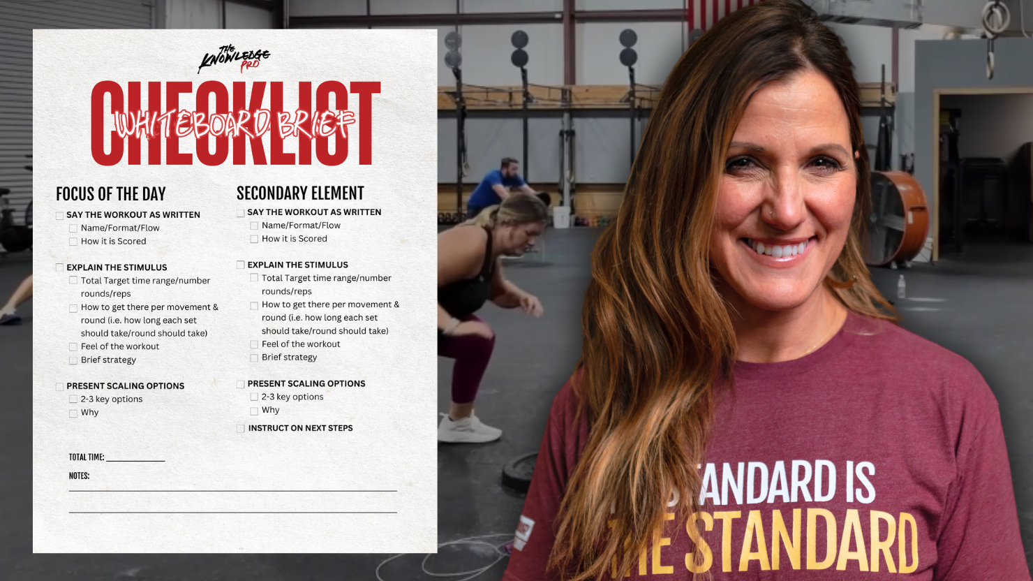 The Whiteboard Brief Checklist