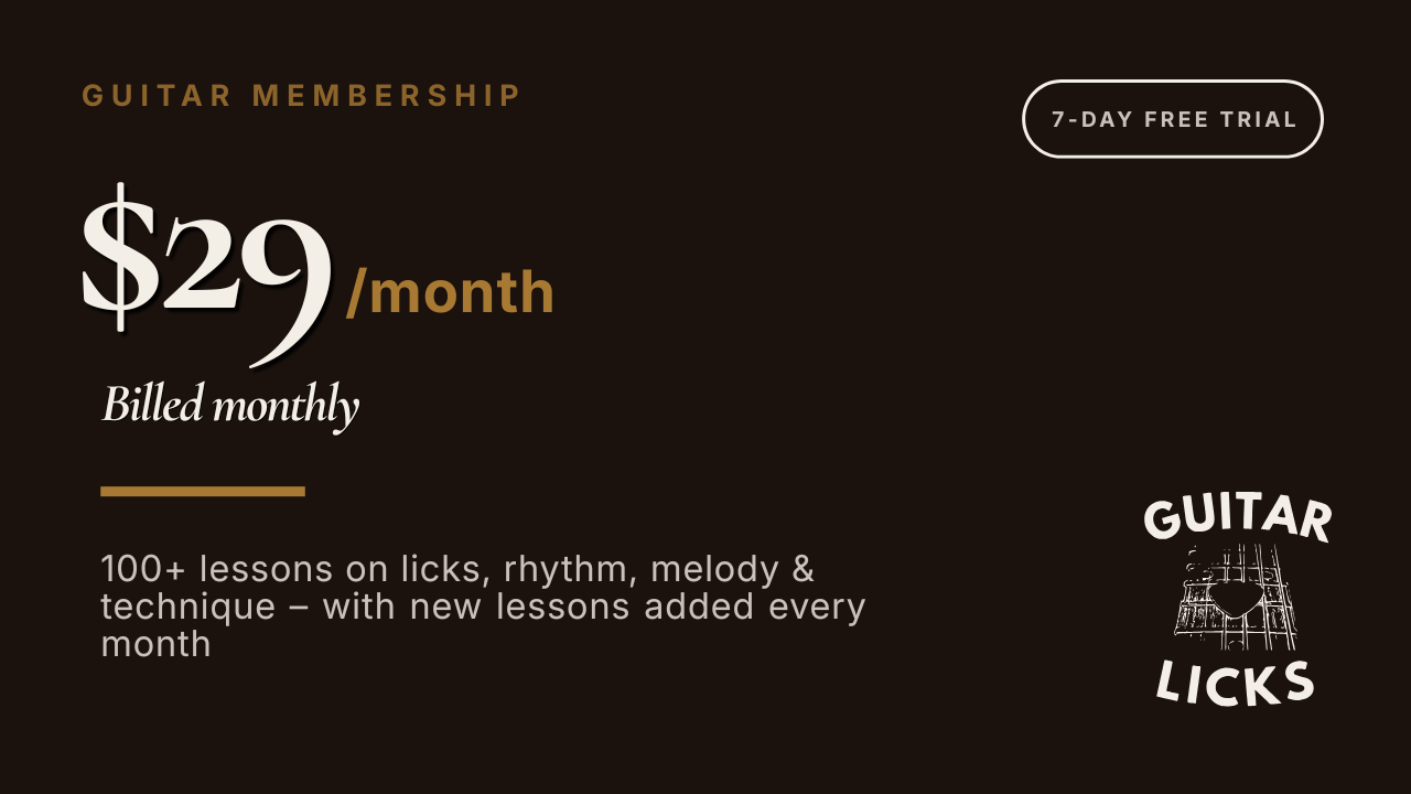 Guitar - Monthly Membership