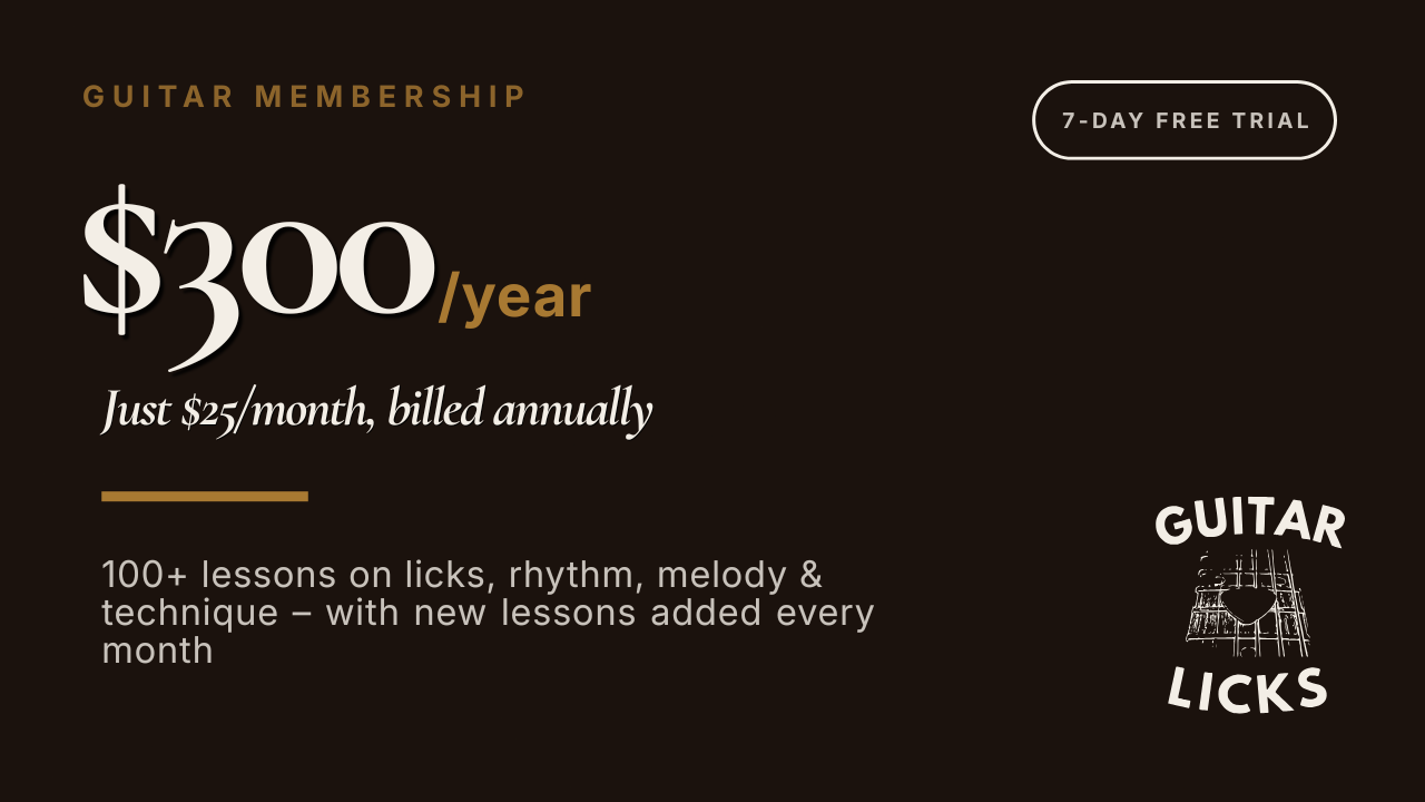 Guitar - Annual Membership