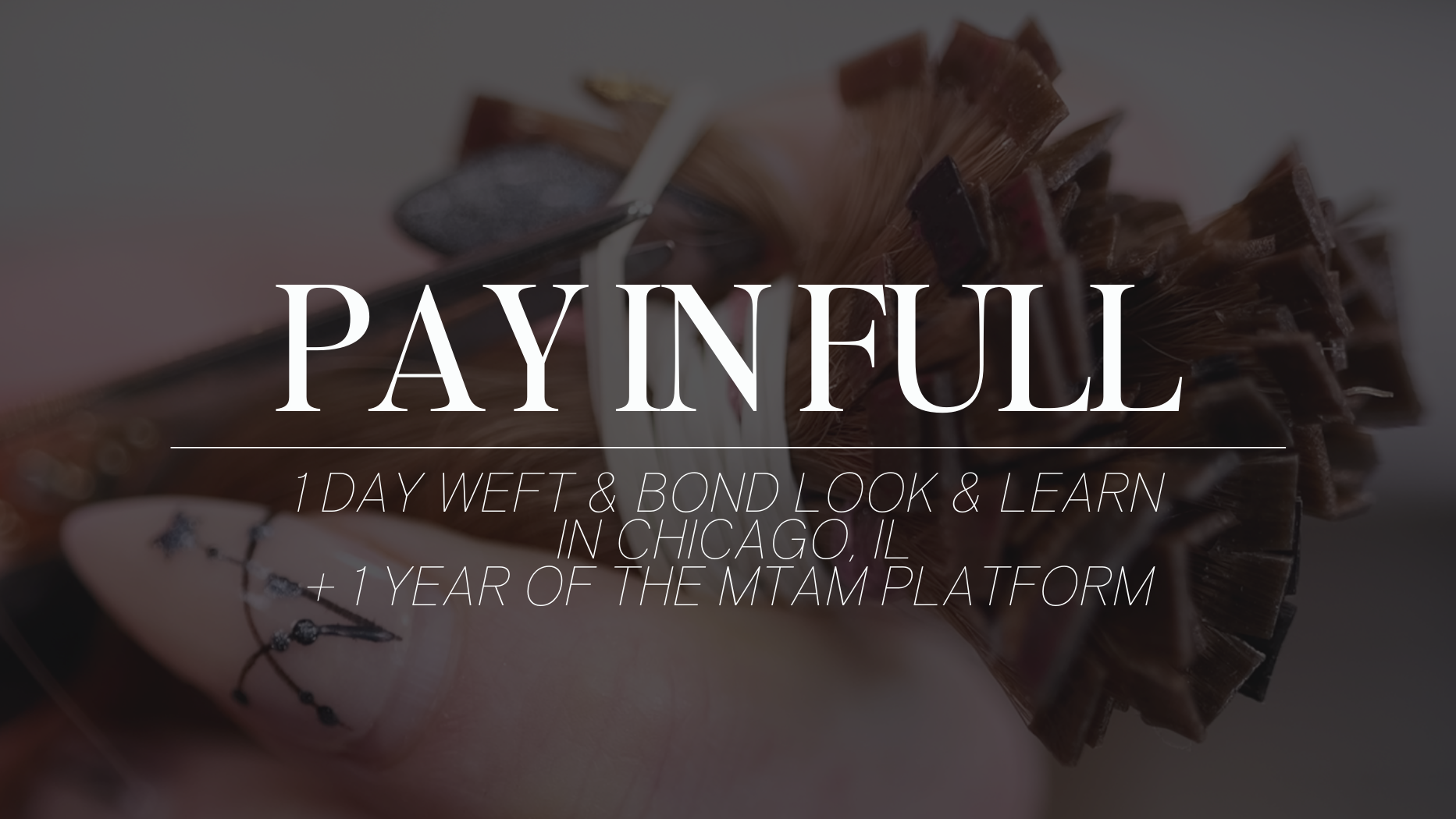 MTAM Annual Community + 1 Day Weft & Bond Class in Chicago, IL on 8/31/26