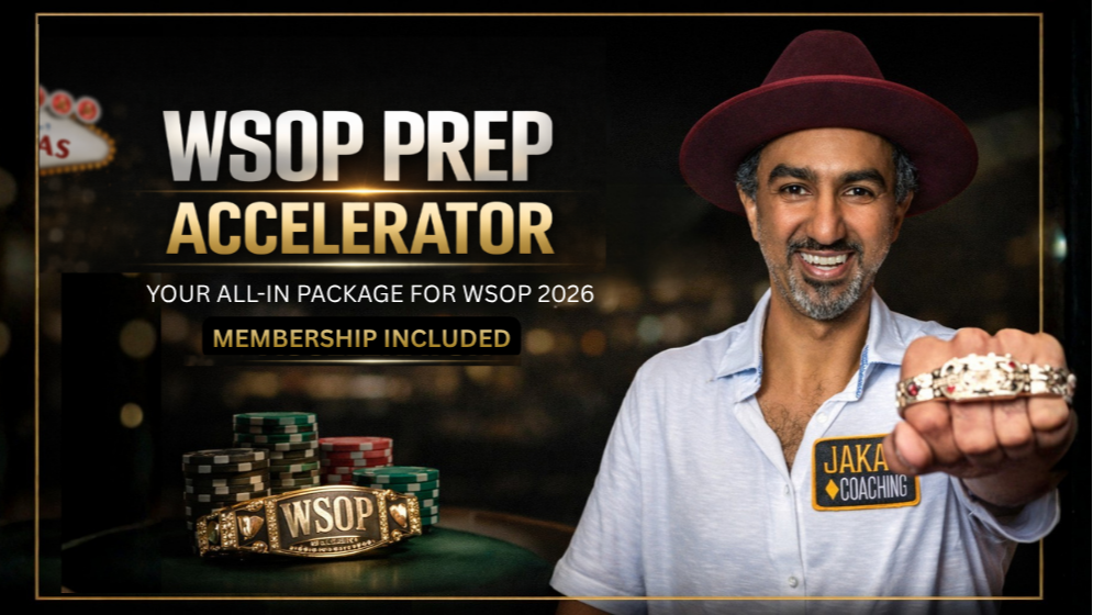 WSOP Prep Accelerator - April 23rd - May 22nd