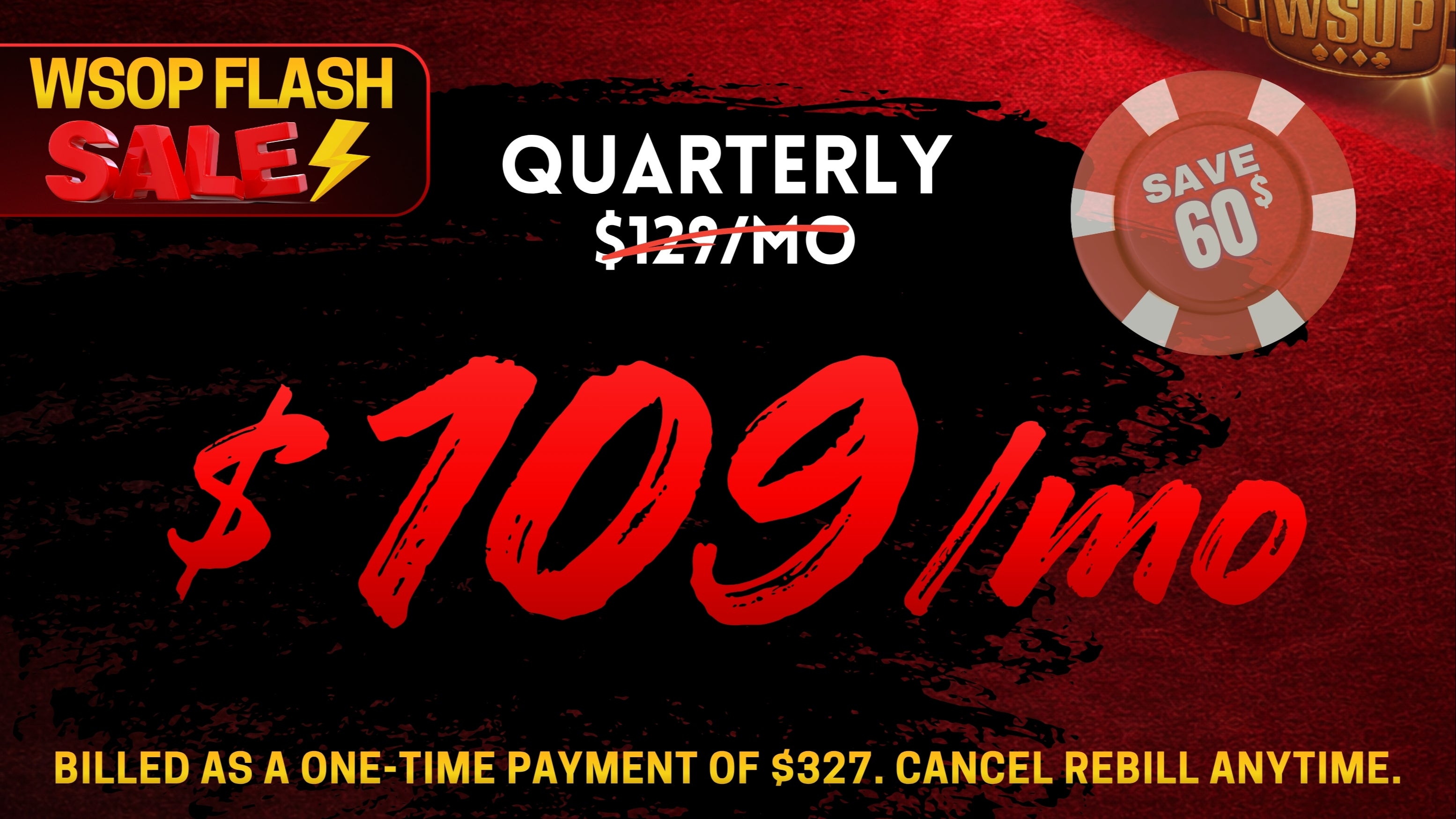 16% off | Billed Quarterly