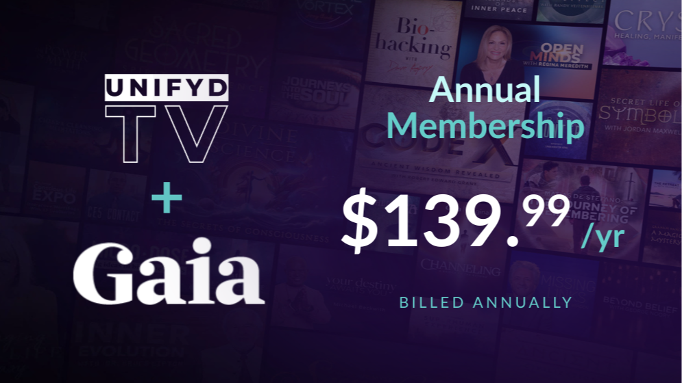 Gaia + Unifyd TV Annual Membership