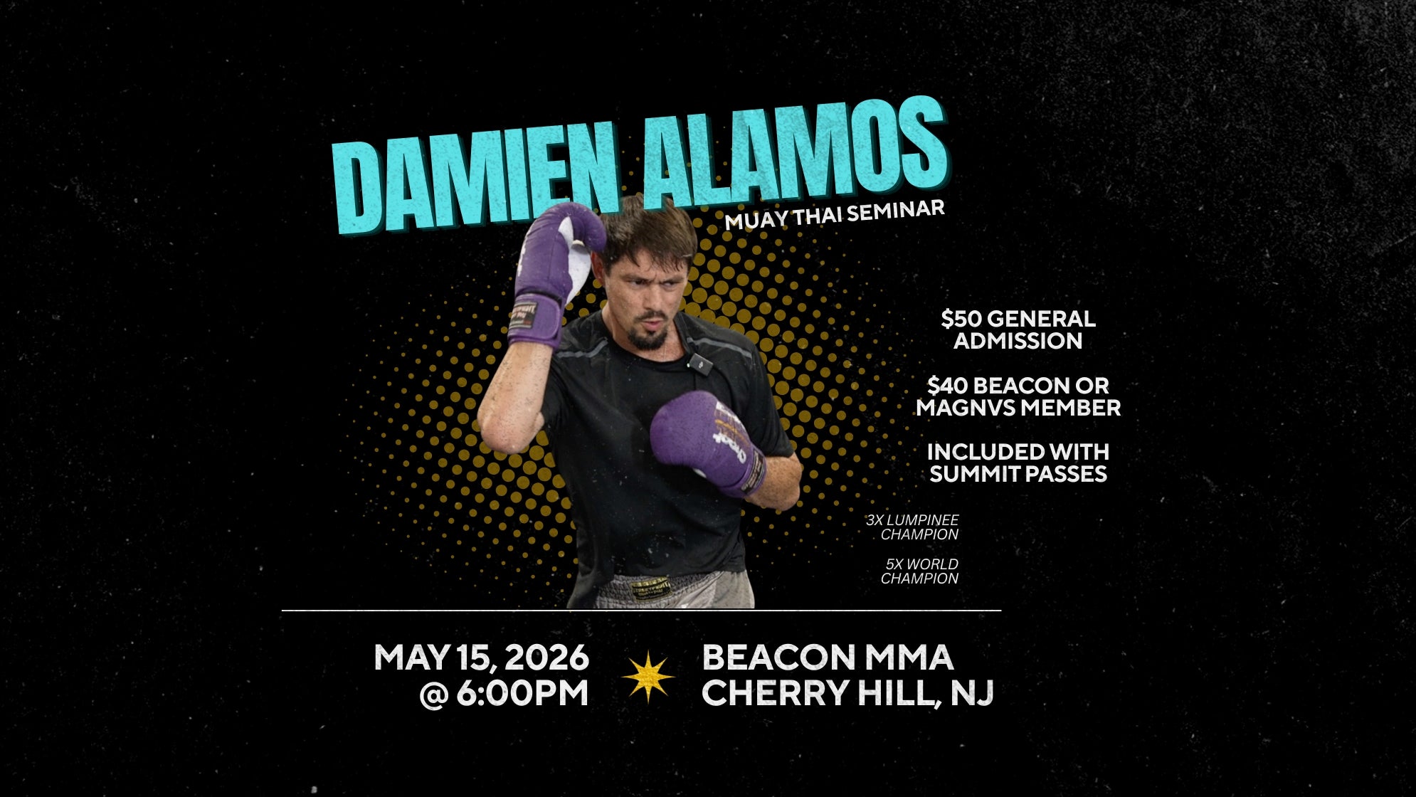 Damien Alamos Muay Thai Seminar at the Summit