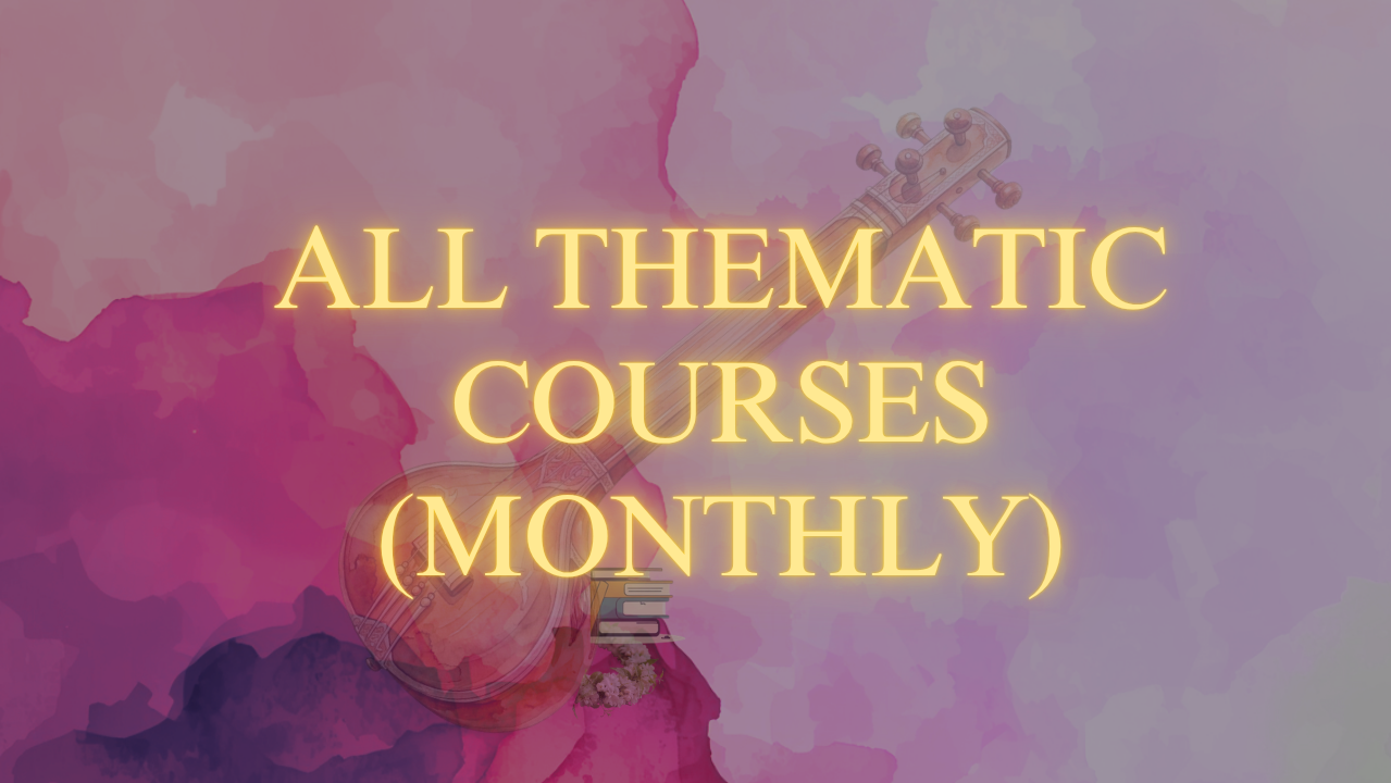 All Thematic Courses Monthly Plan