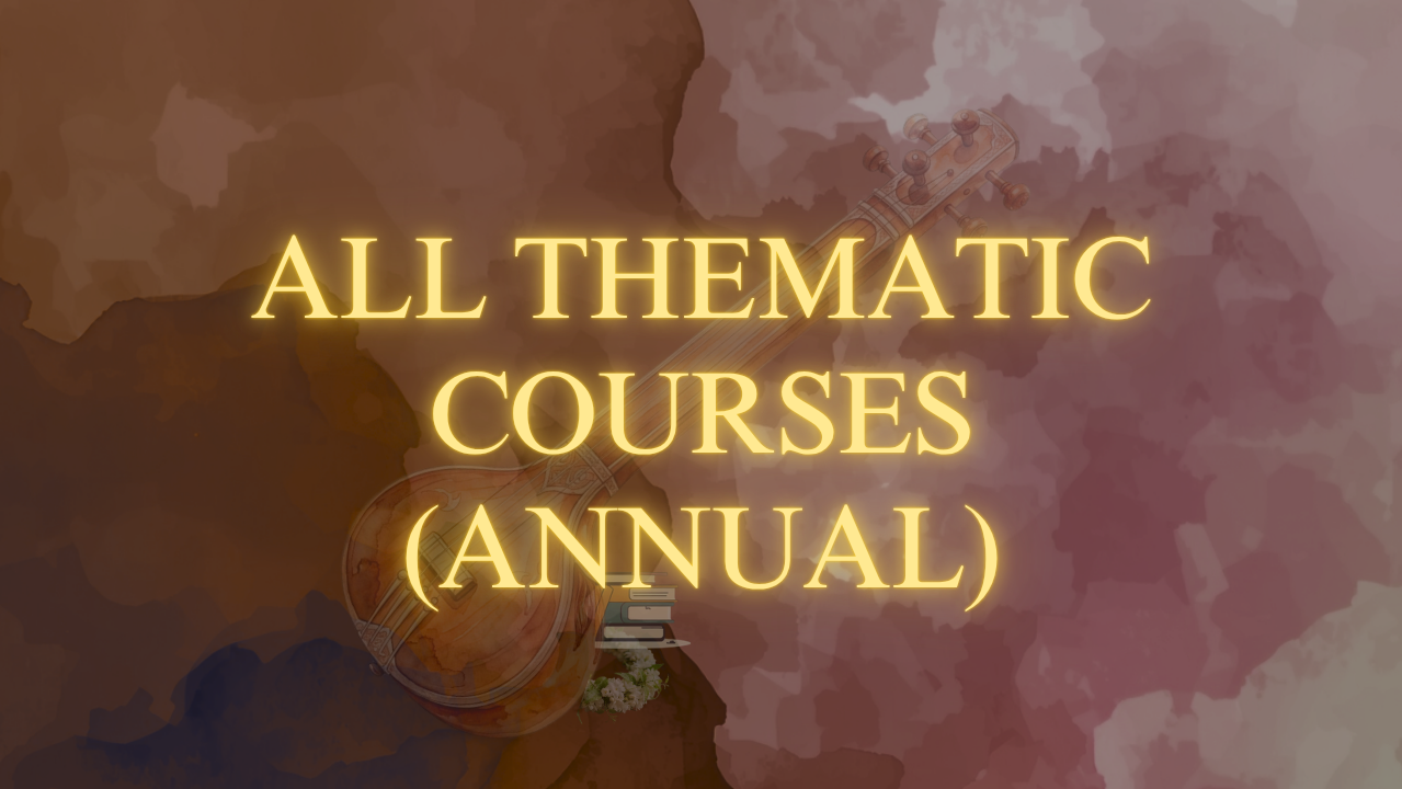 All Thematic Courses Annual Plan