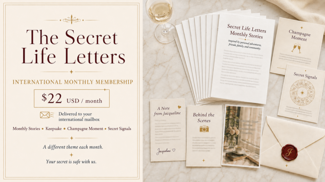 The Secret Life Letters — International Monthly Membership