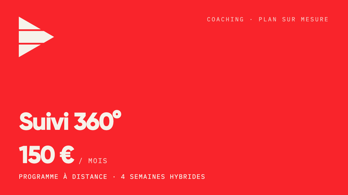 Suivi 360° - Coaching & Plan sur mesure