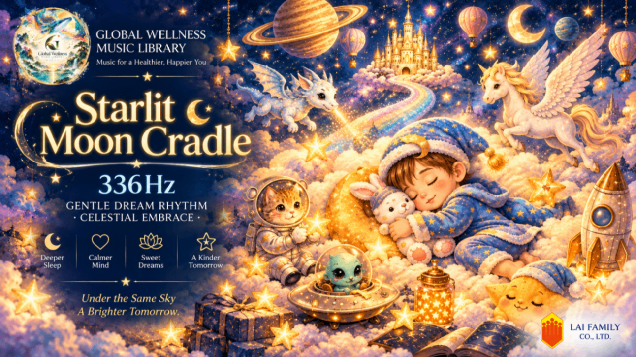 Starlit Moon Cradle｜336Hz Sweet Dreams & Gentle Sleep