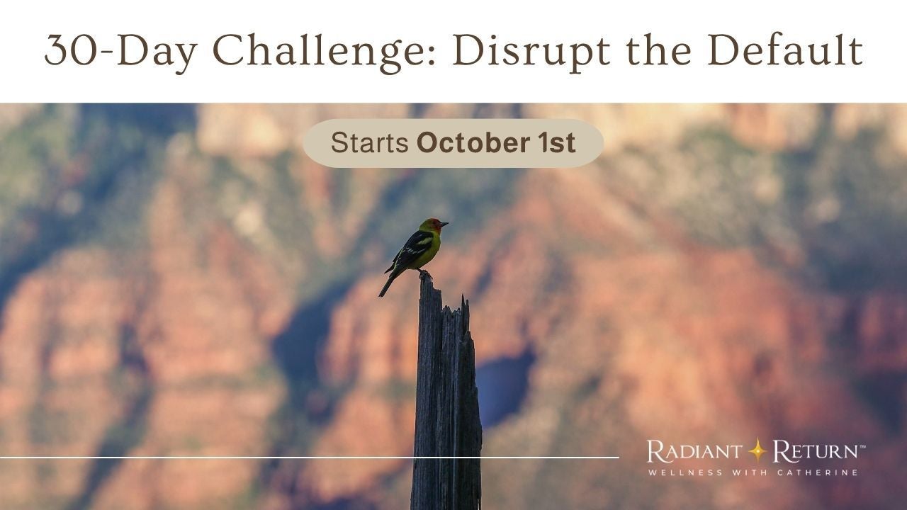 30-Day Challenge: Disrupt the Default