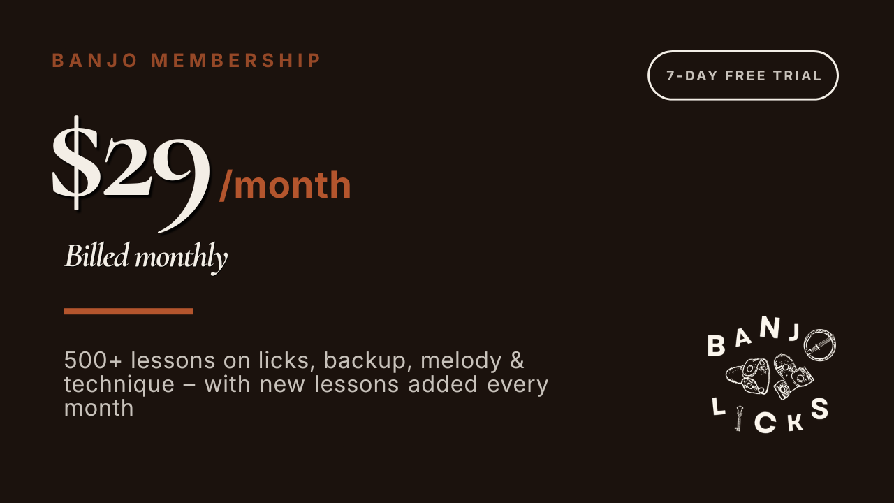 Banjo Only - Monthly Membership