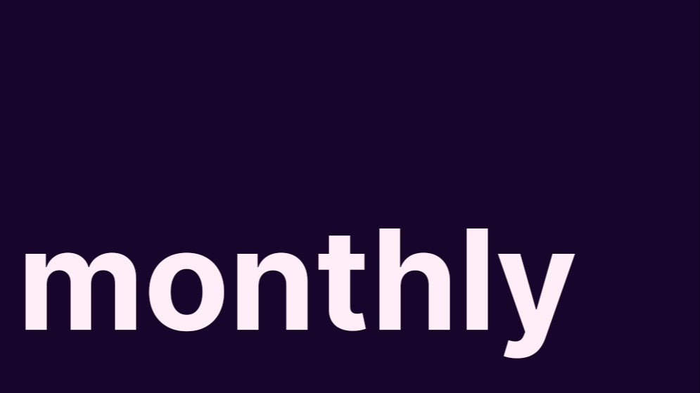 Monthly Subscription Example