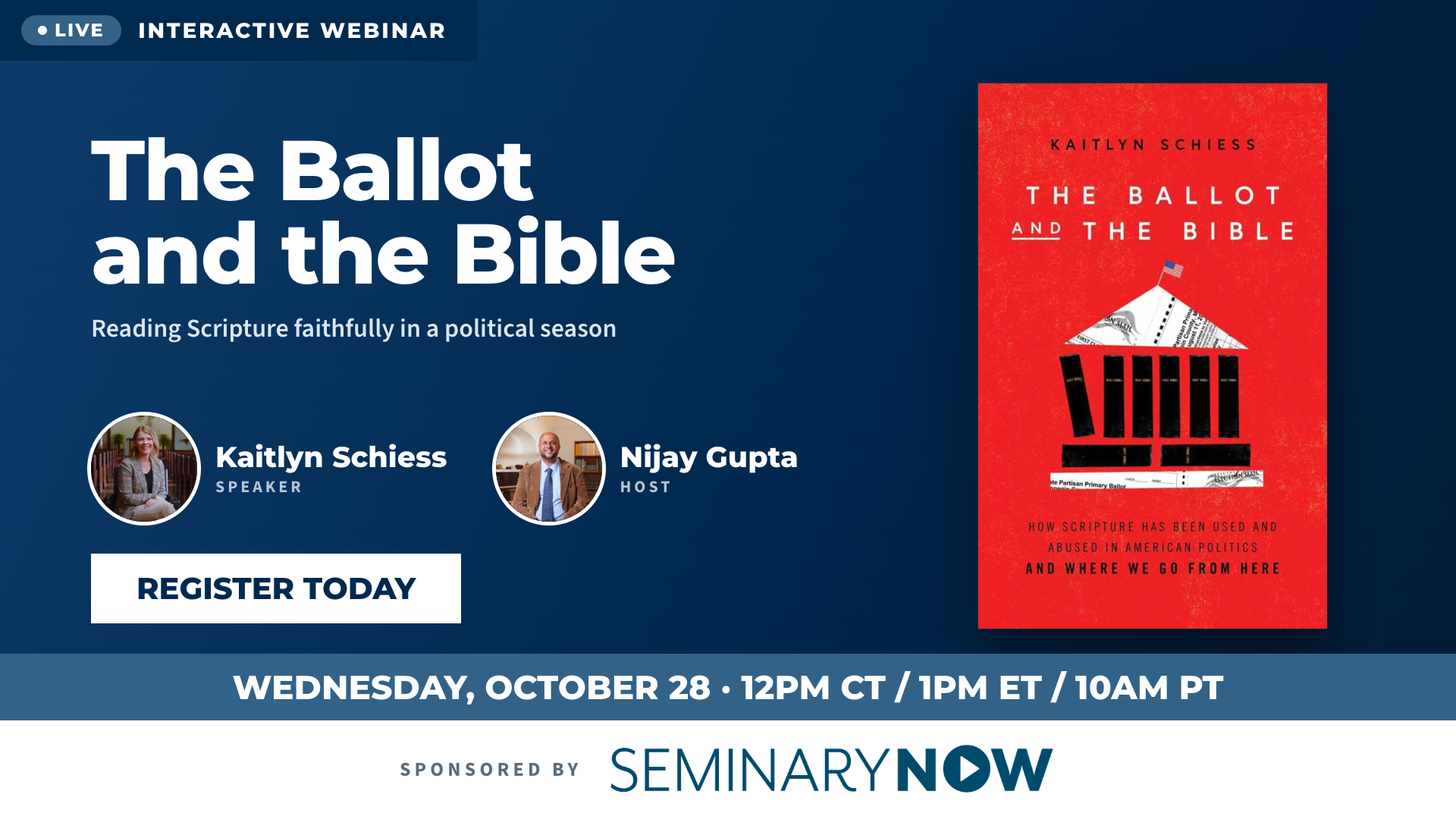 Webinar: The Ballot and the Bible