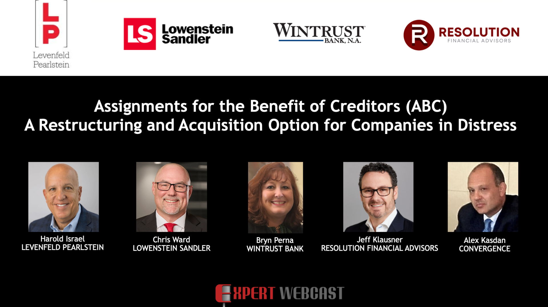 Assignments for the Benefit of Creditors