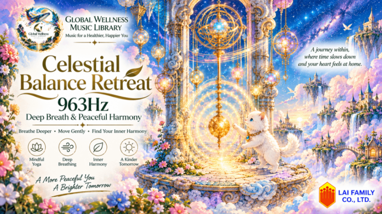 Celestial Balance Retreat｜963Hz Deep Breath & Peaceful Harmony