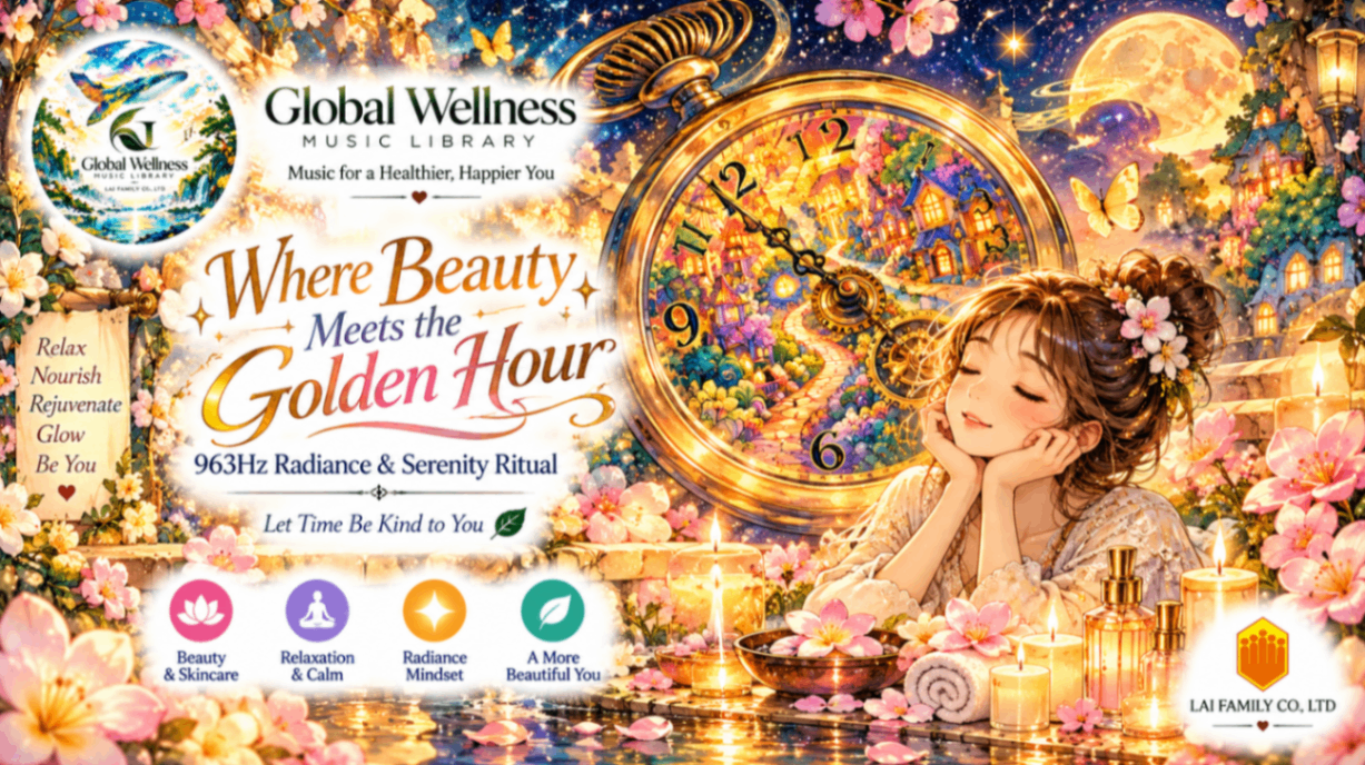 Where Beauty Meets the Golden Hour｜963Hz Radiance & Serenity Ritual