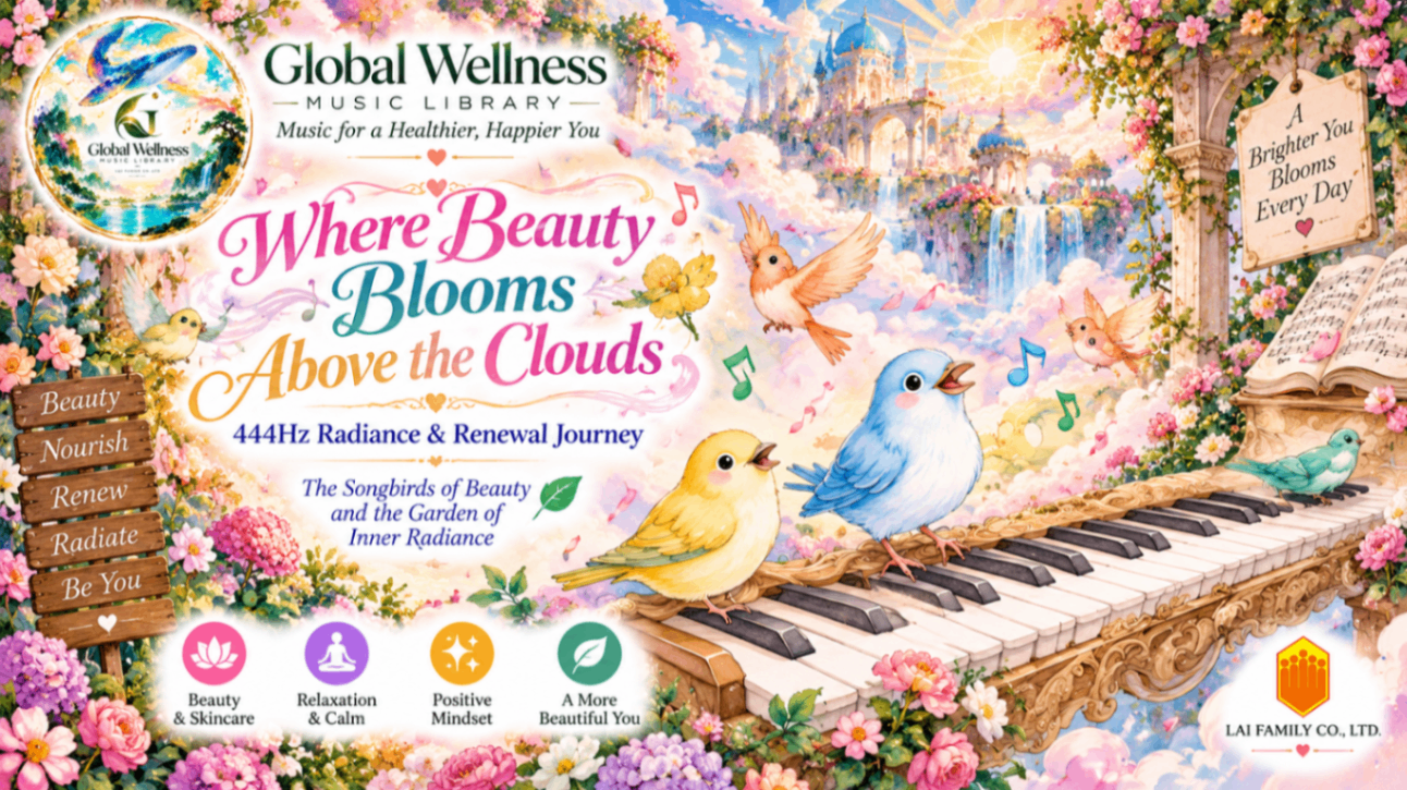Where Beauty Blooms Above the Clouds｜444Hz Radiance & Renewal Journey