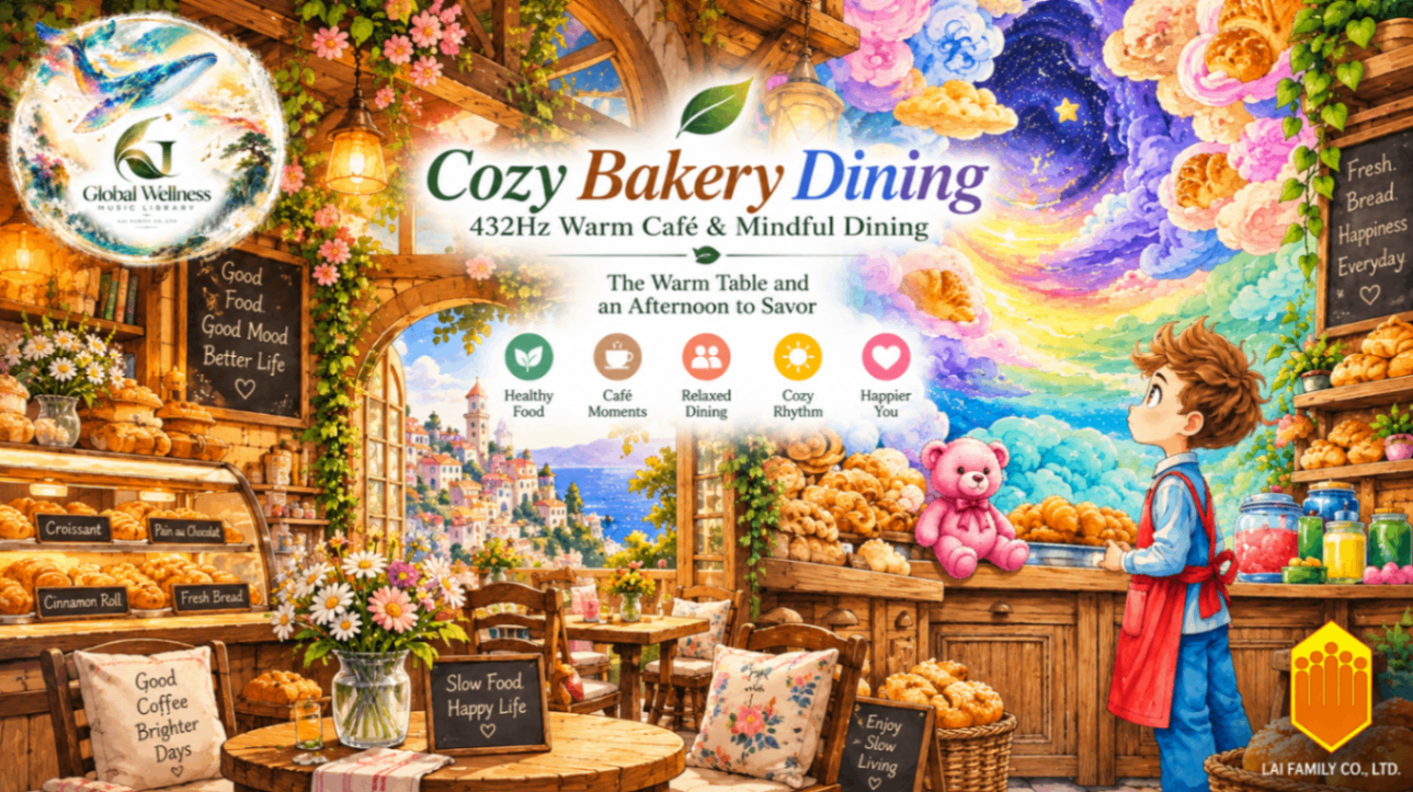 Cozy Bakery Dining｜432Hz Warm Café & Mindful Dining