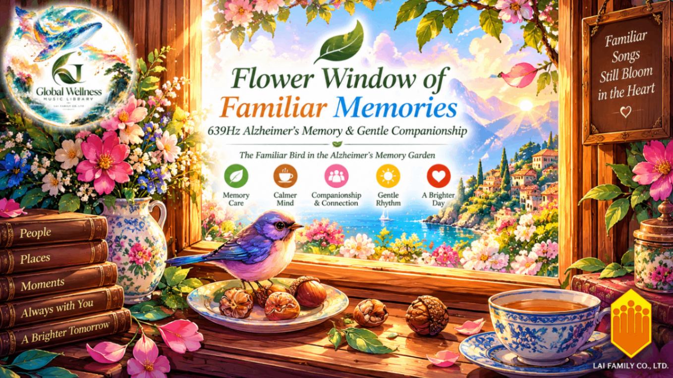 Flower Window of Familiar Memories｜639Hz Alzheimer’s Memory & Gentle 