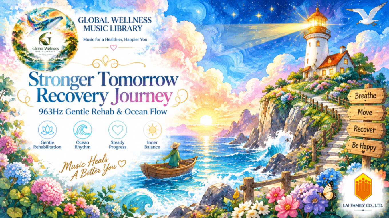 Stronger Tomorrow Recovery Journey｜963Hz Gentle Rehab & Ocean Flow
