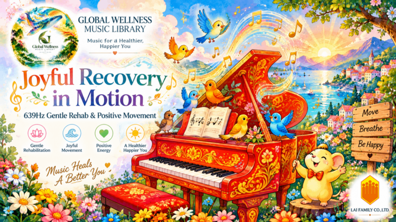 Joyful Recovery in Motion｜639Hz Gentle Rehab & Positive Movement