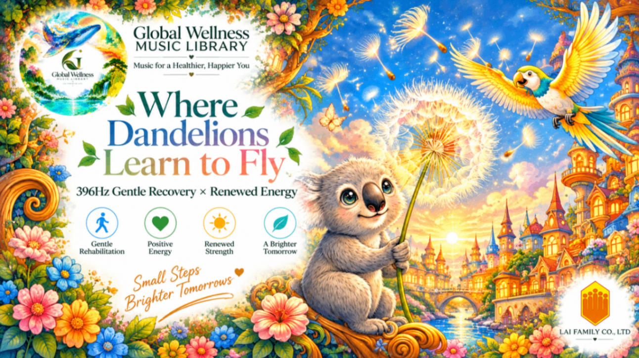 Where Dandelions Learn to Fly｜396Hz Gentle Recovery & Renewed Energy