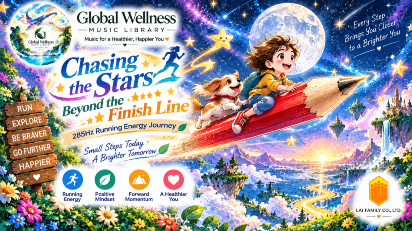 Chasing the Stars Beyond the Finish Line｜285Hz Running Energy Journey