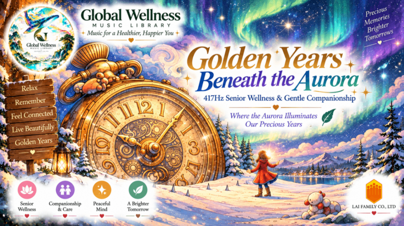 Golden Years Beneath the Aurora｜417Hz Senior Wellness & Gentle Companionship
