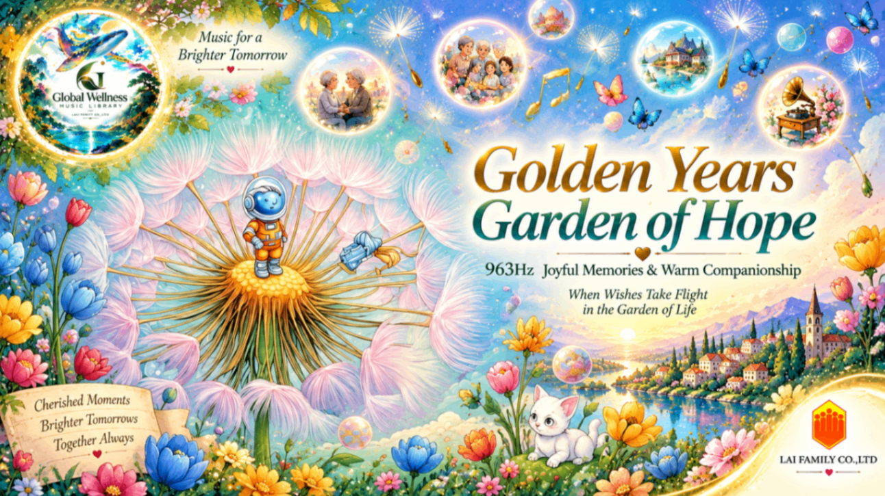 Golden Years Garden of Hope｜963Hz Joyful Memories & Warm Companionship