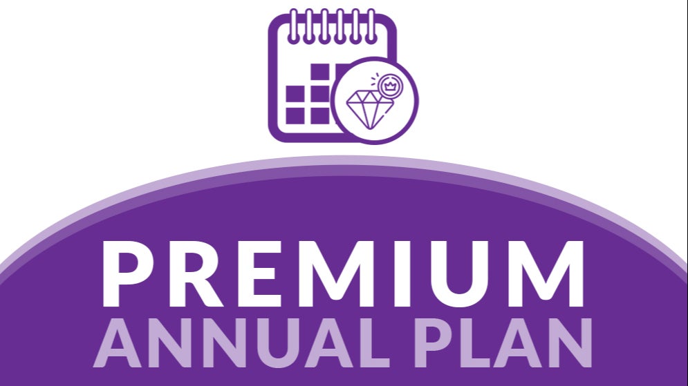 Premium Annual Plan (1 YR Membership)