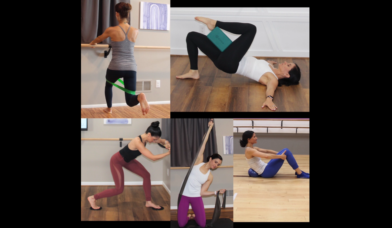 Choreography Five Pack: Long Band, Loop Band, Ball, Glider & Yoga Block
