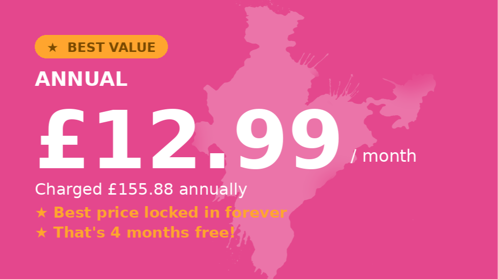 12 Month Subscription 