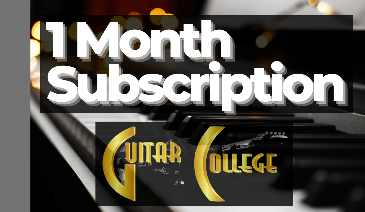 Guitar College Library Monthly Subscription