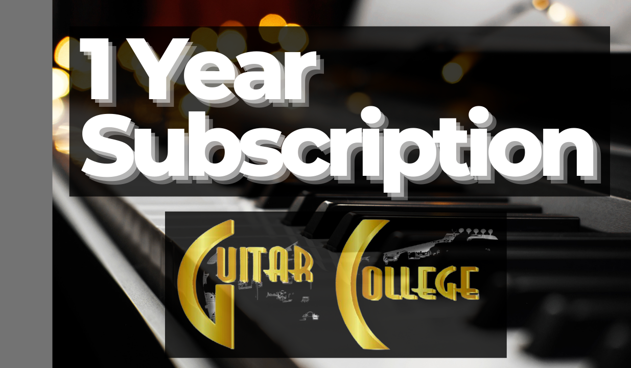 Guitar College Library Yearly Subscription Plan