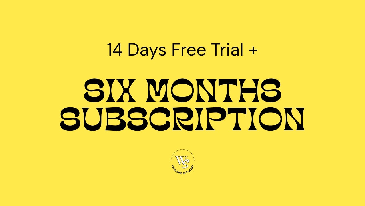 14 Days Free Trial, then 6-Month Subscription