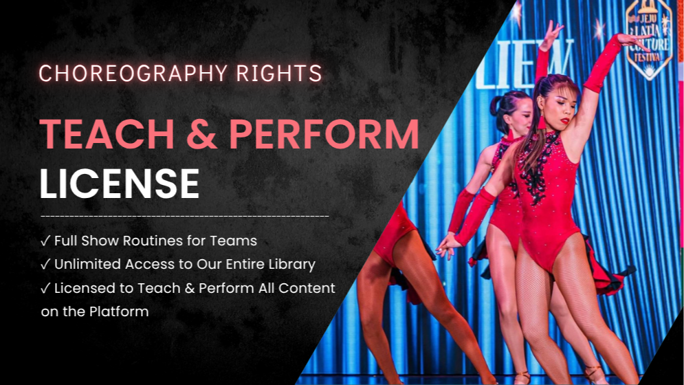 Choreography Rights Membership for Instructors & Performers - 1 Year