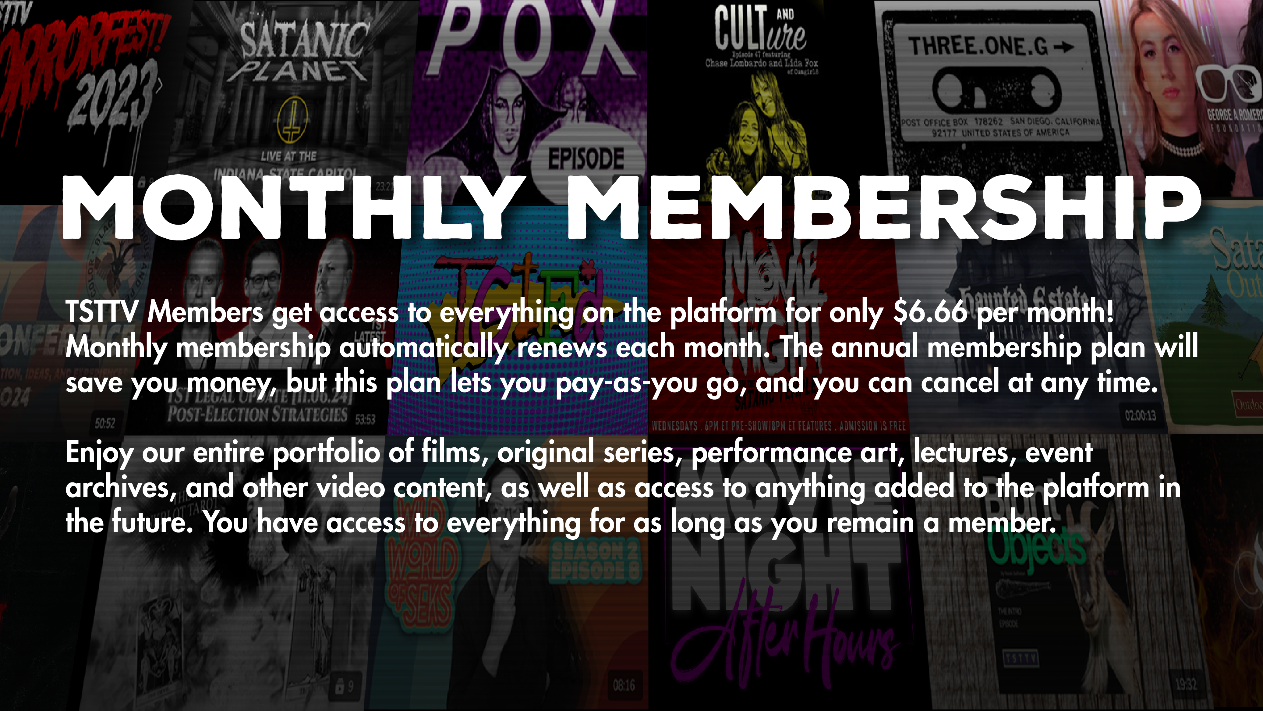 Monthly Membership