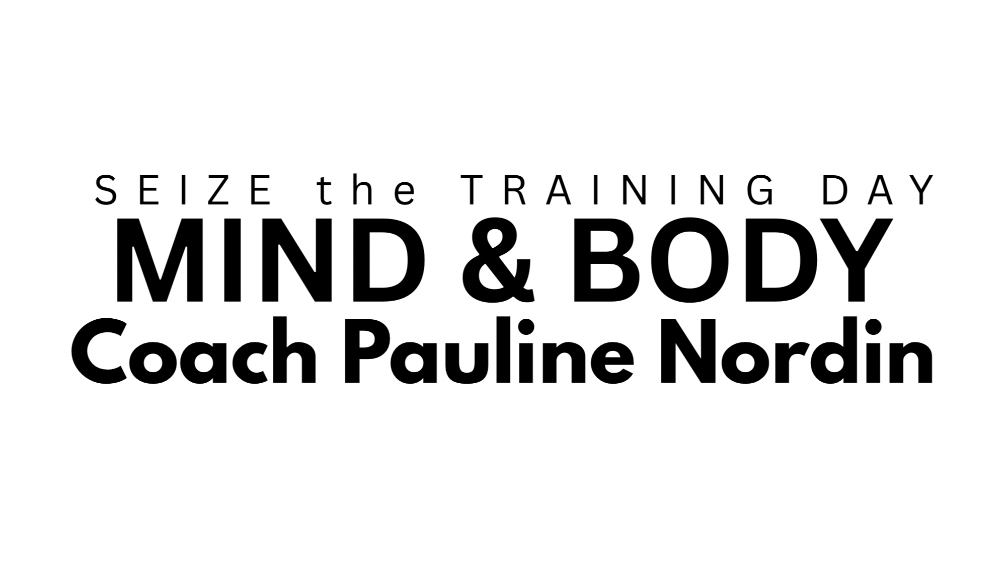 Coach Pauline Nordin COMMUNITY