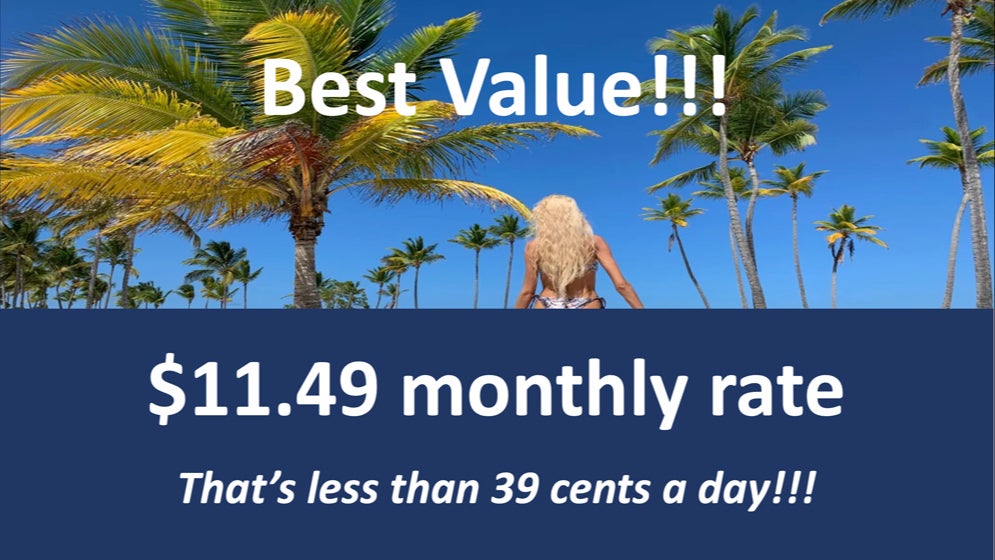 12 MONTH PLAN  – Save $102.00!!! 