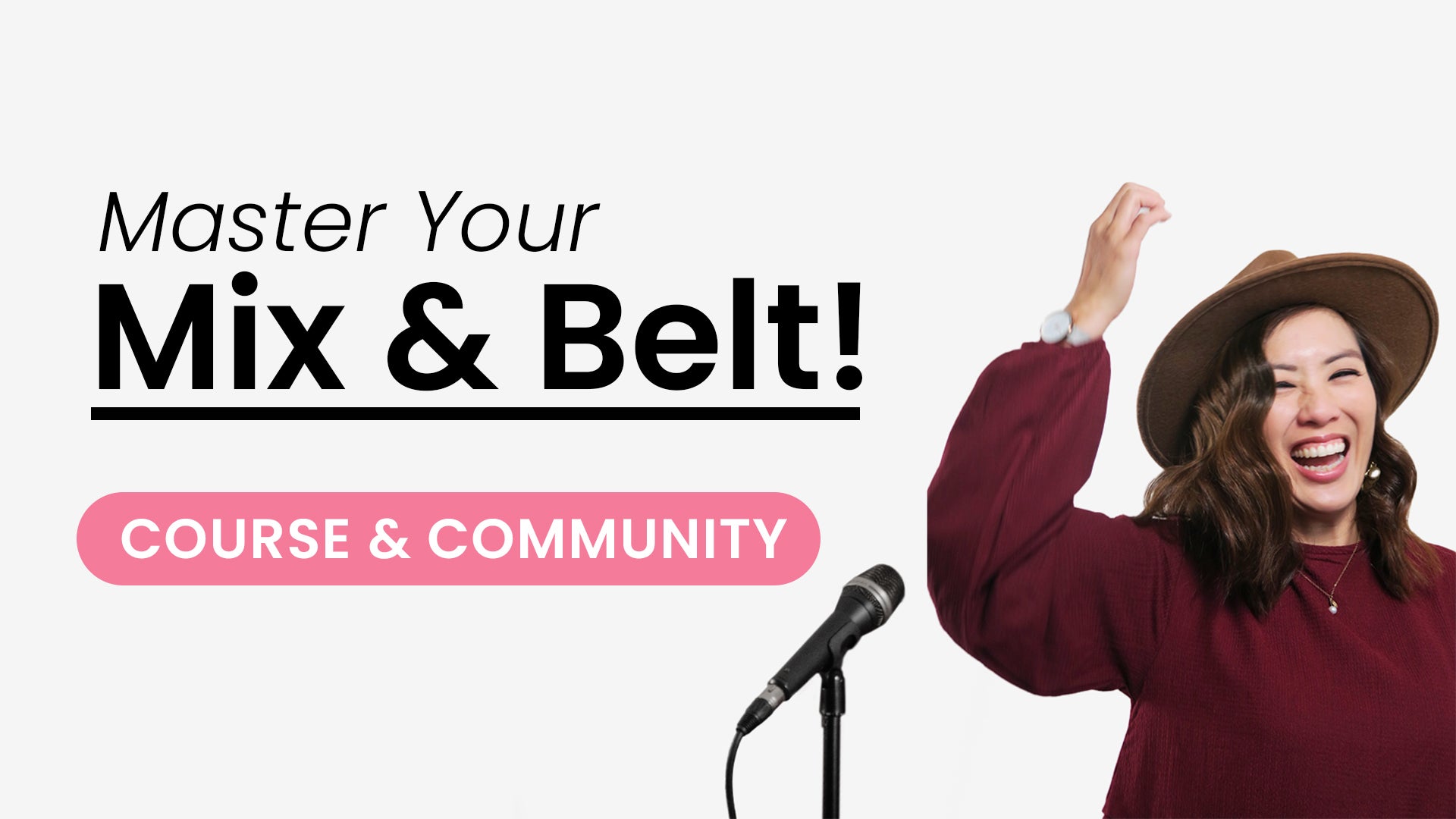 Master Your Mix & Belt Course & Community - Annual (Black Fri Sale) 